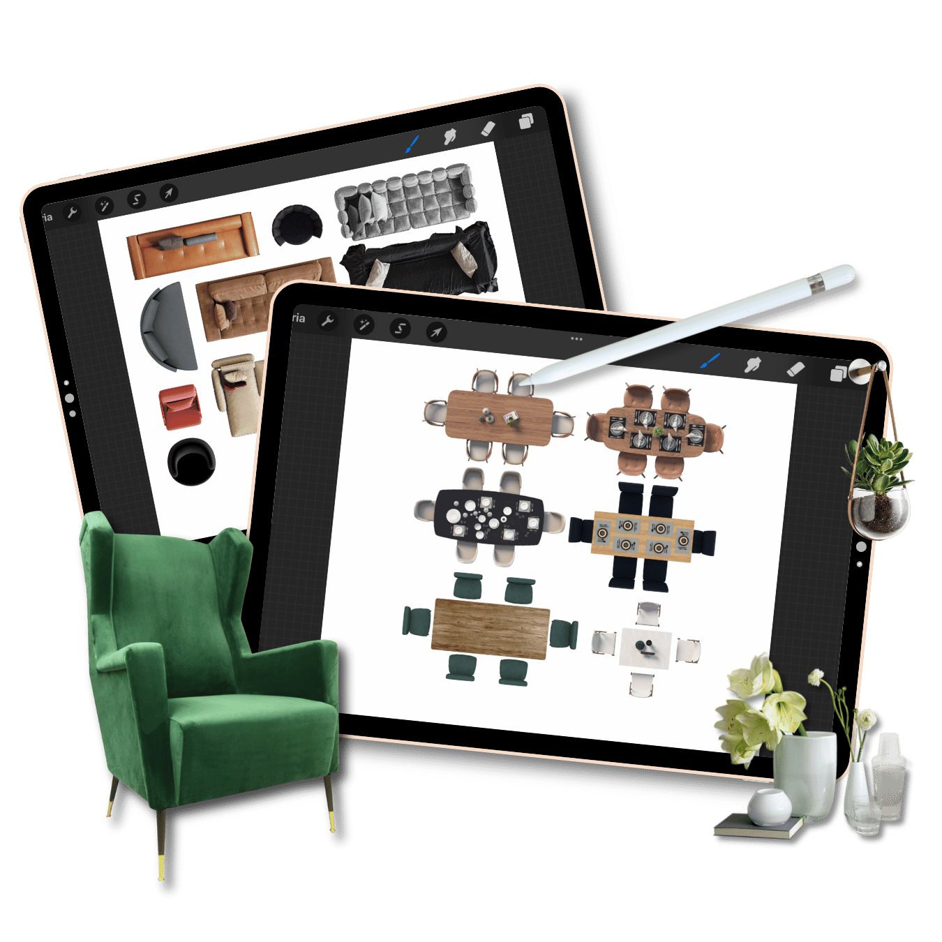 Procreate Interiors Master Kit
