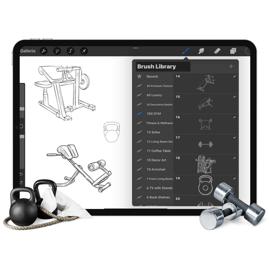 Home & Studio Gym Design Kit